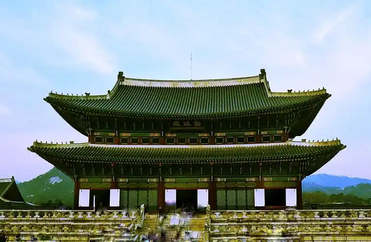 韩国首都一景福宫青瓦台