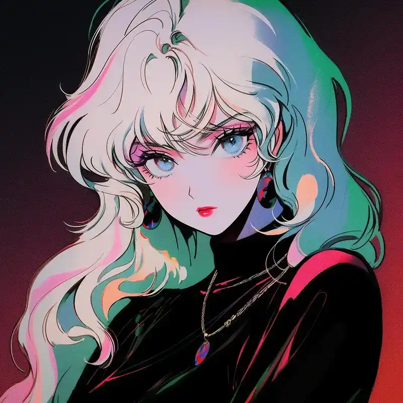 迷人的银发御姐.#二次元 #美出高级感 #女生头像 #御姐  - 抖音