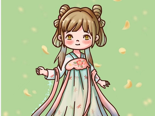 q版古装人物周小鸟910q版古装人物守艺忍青蔻眉弯弯老妖玲月63古装q版