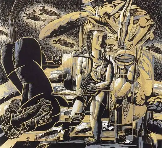 季世成版画作品_绝版_套色_全国