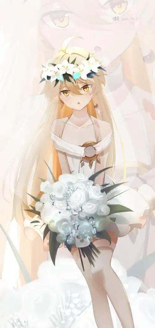 旅行者(空)穿上了婚纱-原神社区-米游社