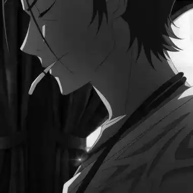 孤独黑暗系头像男生高冷动漫:尽管还不曾离开