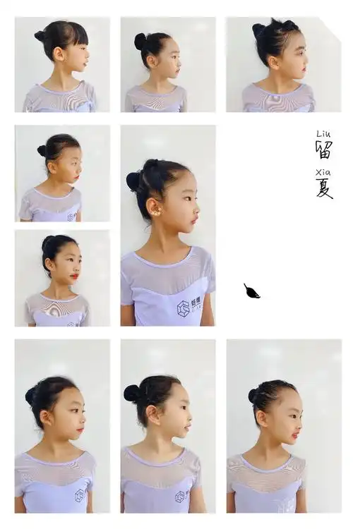 老师说:丸子头是最美的发型,舞蹈服是最美的服装,她和我们一样一直