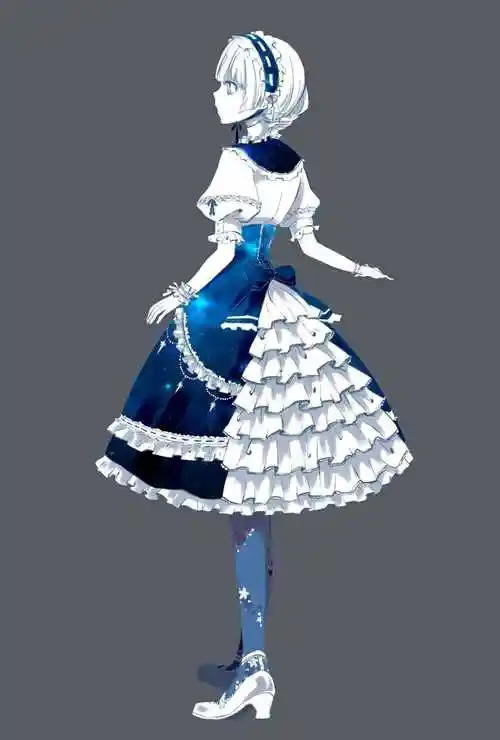 可爱的洛丽塔洋装萝莉pixiv插画图片