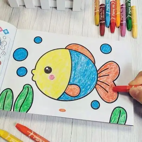 学前幼儿园画画教材 简笔画幼儿童画画书涂鸦填色学画画本宝宝绘画书3