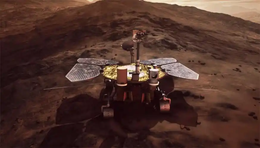 蝴蝶状的火星车——"祝融号"