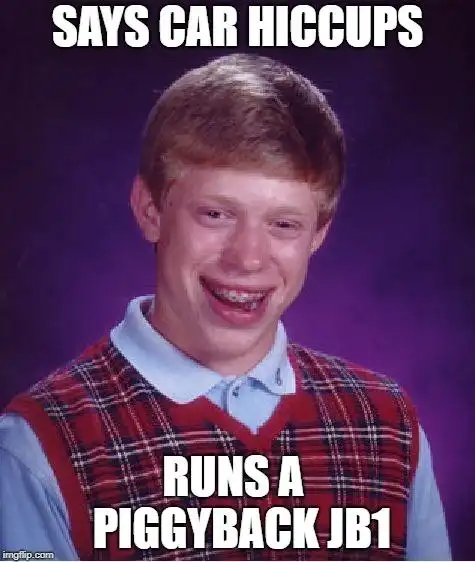 hiccup/hesitation on hard-ish acceleration