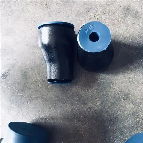 兴恒加工圆形塑料封头 塑料管堵 三通塑料堵头厂家直销