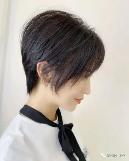剃后边短发,发型图库图片,发型图片