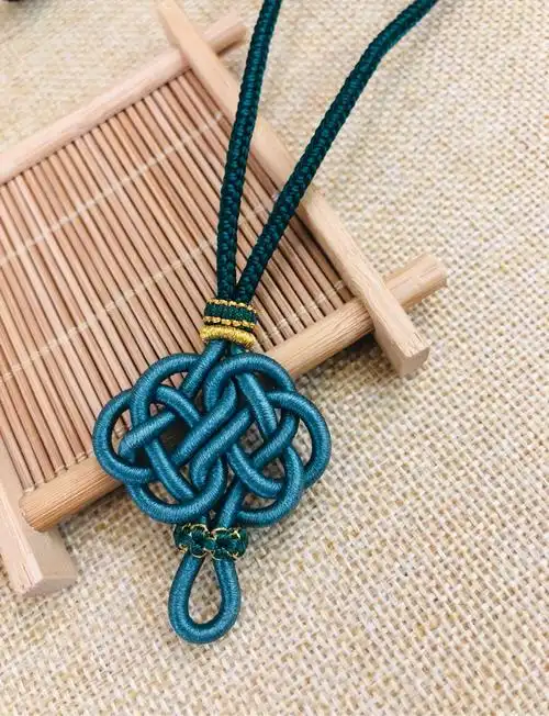 项链绳 脖子挂绳的编法图解,吊坠项链绳的编法,脖子吊坠绳子编法视频