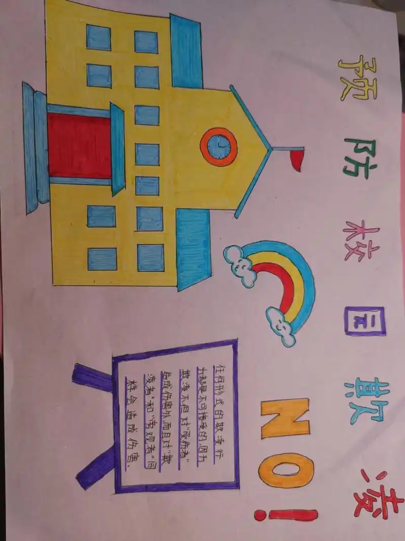 预防校园欺凌手抄报