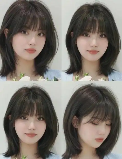 短发|发型|脸型|刘海|圆脸_网易订阅