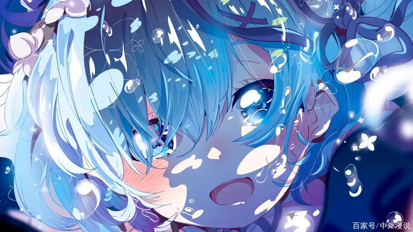 精品插画分享,《re零》女仆雷姆化身电脑壁纸,可爱迷人,萌萌哒