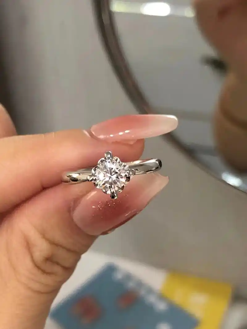 9650分钻戒 18k金天然钻石 0. - 抖音