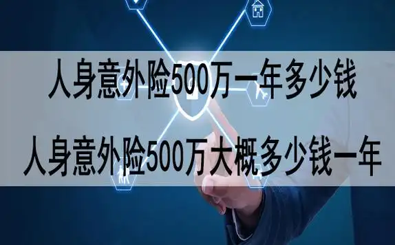 人身意外险500万一年多少钱,人身意外险500万大概多少钱一年