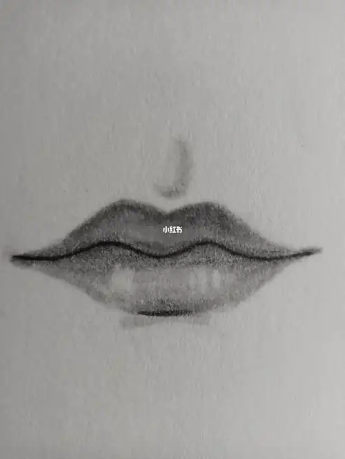 素描画嘴巴  #0基础学插画  #0基础学插画  #画画