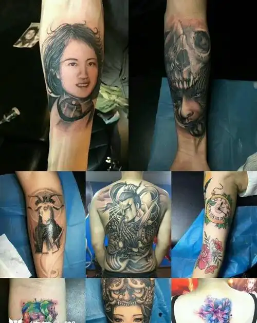 黑龙江省哈尔滨市纹身师-九日的纹身作品集