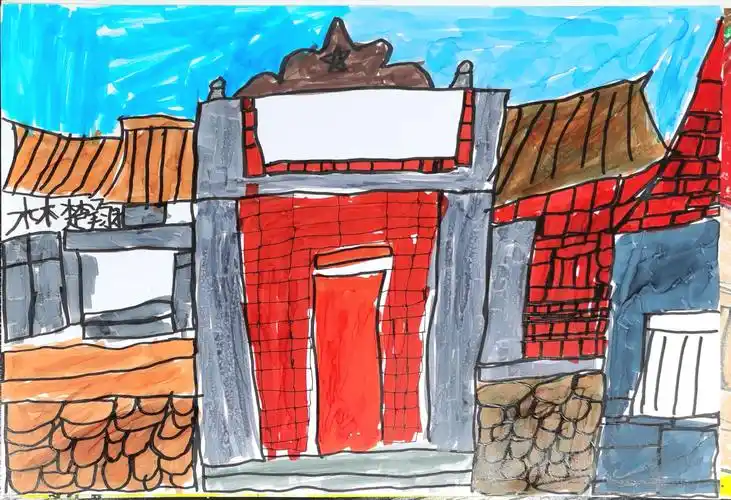 启明星画室2020暑期 少儿创作班第七课《泉港古民居》