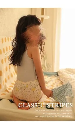 儿童内衣网店开始走日系擦边球写真风格,真的没问题?