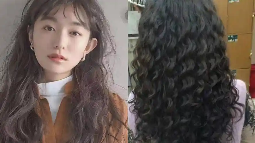 时尚的日系"羊毛卷",慵懒随意不失精致感,洋气显白不显老