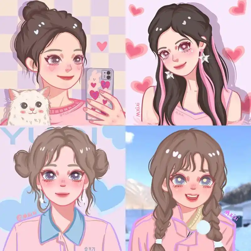 无偿投稿的明星卡通头像合集来啦!