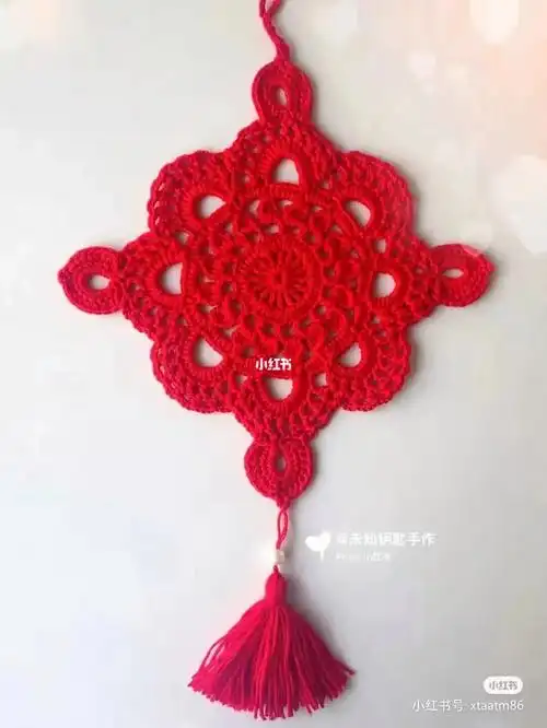 新年流苏中国结挂件