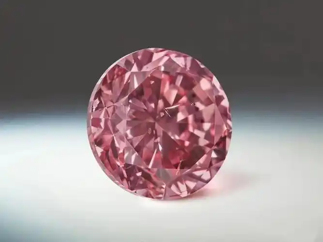 粉色美梦缤纷的彩色钻石们