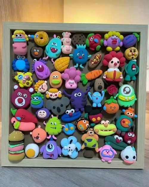 好看且简单易做的粘土手工#超轻粘土