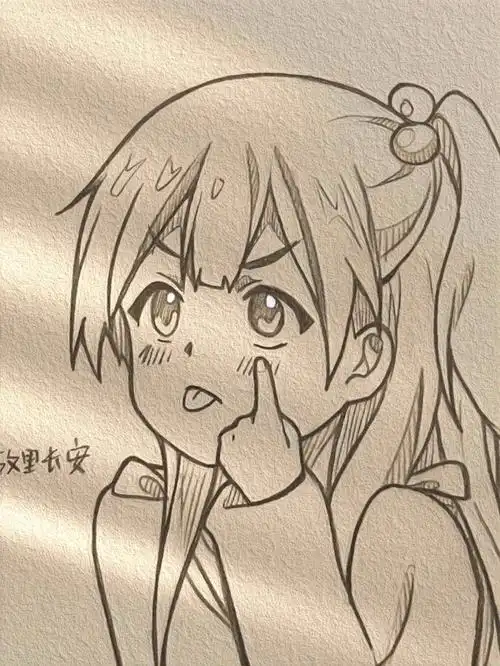 绘画过程  #铅笔画  #临摹  #动漫人物临摹  #自学画画