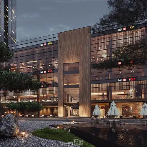 餐饮商业综合体室内外设计效果图