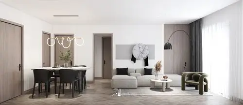 极简主义住宅 ,浑然自在的高级感_效果图区_室内设计联盟 - powered