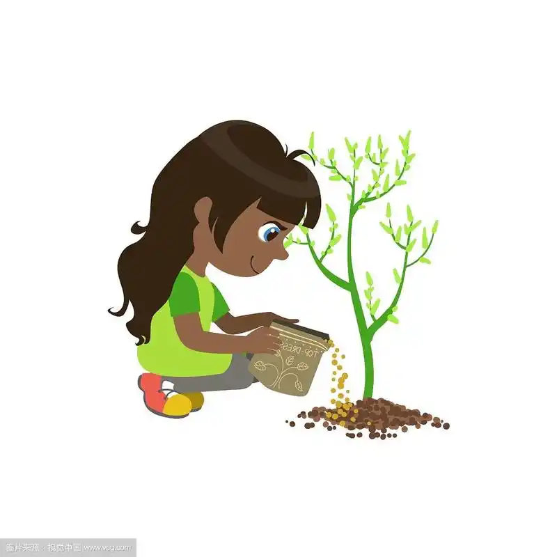 施肥的女孩