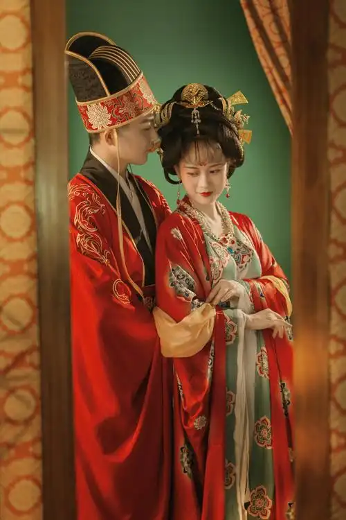 唐制婚服
