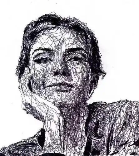 比利时艺术家 kris trappeniers的线条艺术