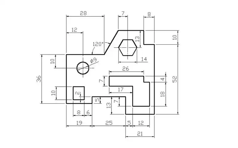 autocad 基础篇,图纸精挑细选,练习大合集 (110)