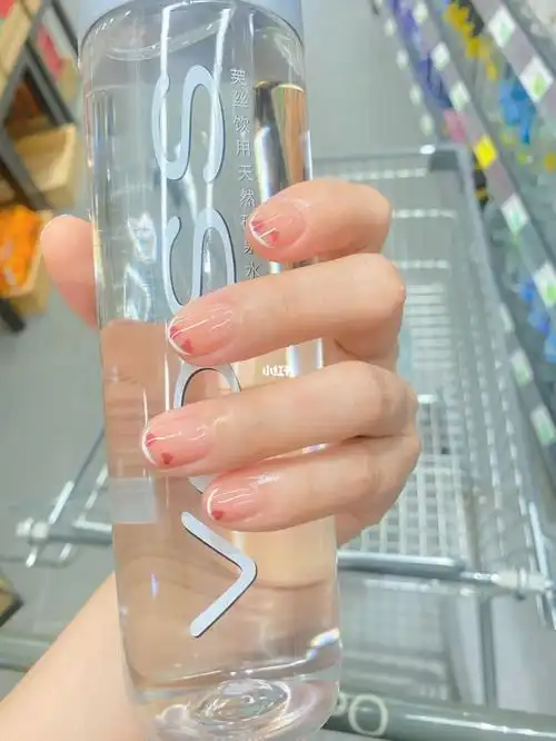 夏日小清新美甲  #夏日美甲  #短款美甲