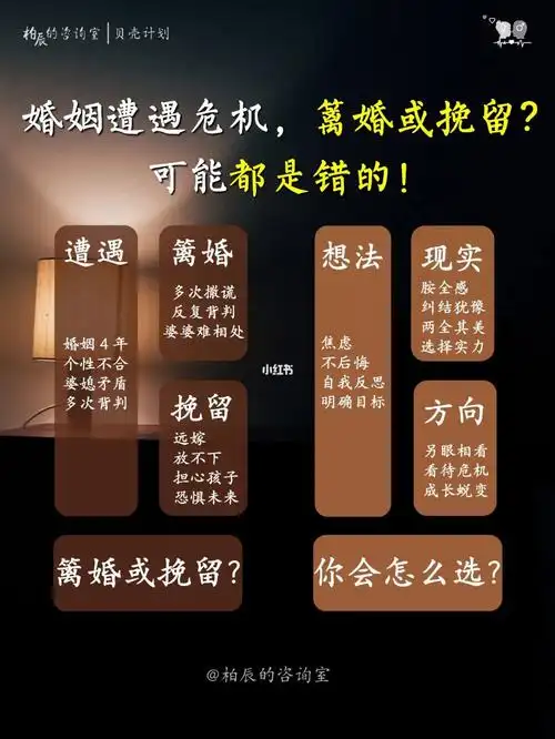 婚姻遇危机,离婚还是挽留?如何选才不后悔