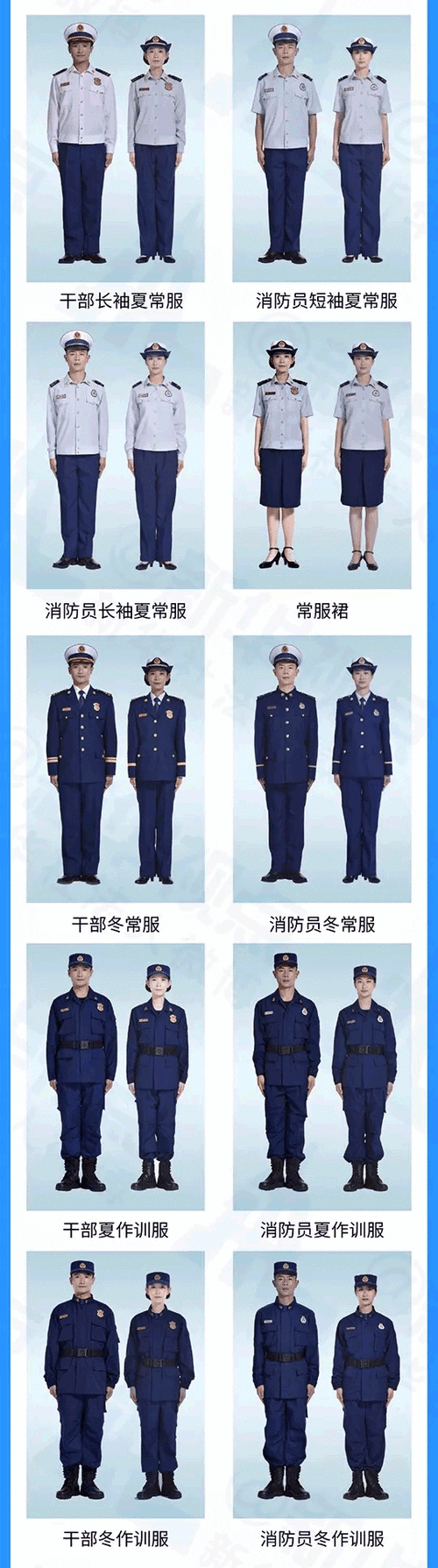 新式消防制服服饰来了