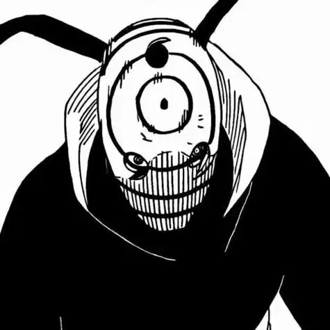 动漫头像火影忍者带土黑白头像原来我在地狱