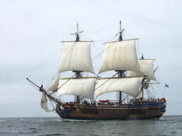 哥德堡号古帆船