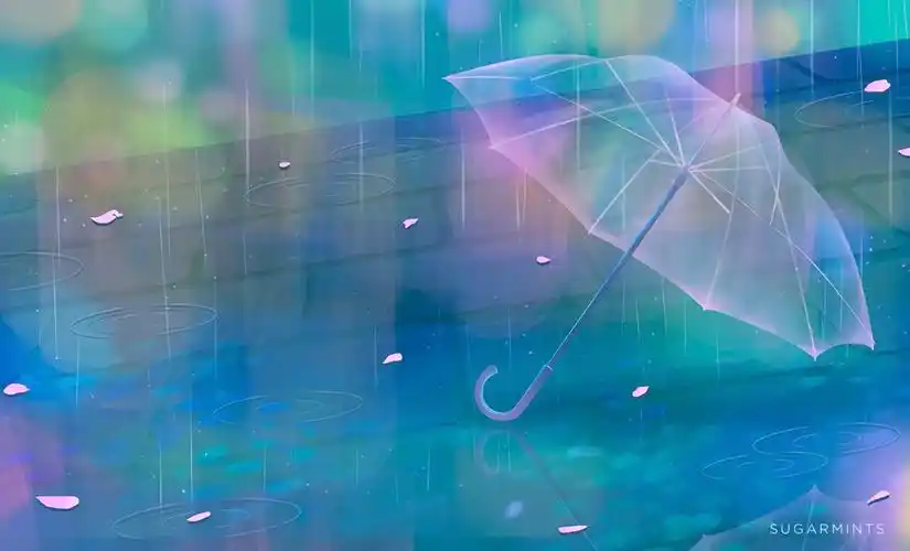 听见下雨的声音 inssugarmints #动漫壁纸##电脑壁纸##ipad壁纸