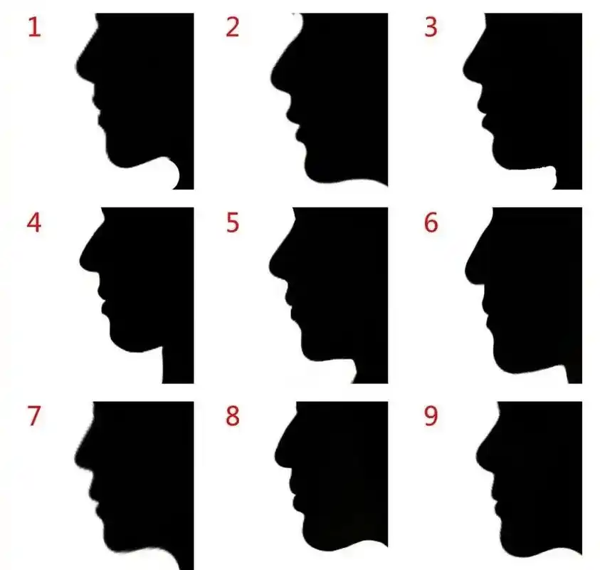 男明星的侧脸剪影,你能认出几个?