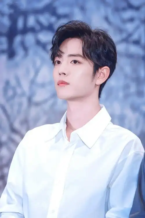 干净是他的底色,看不见瑞士的这个白衬衣,没戴帽子没戴眼镜的肖战,我