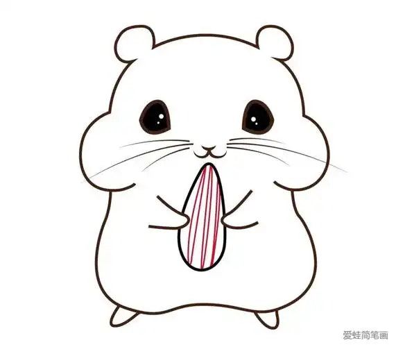 仓鼠简笔画怎么画