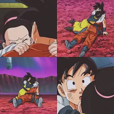 七龙珠情侣头像 七龙珠头像 七龙珠 一左一右情侣头像