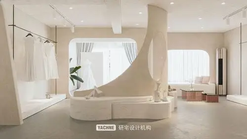 叶子婚纱礼服馆|空间|家装设计|研宅设计机构_原创作品-站酷zcool