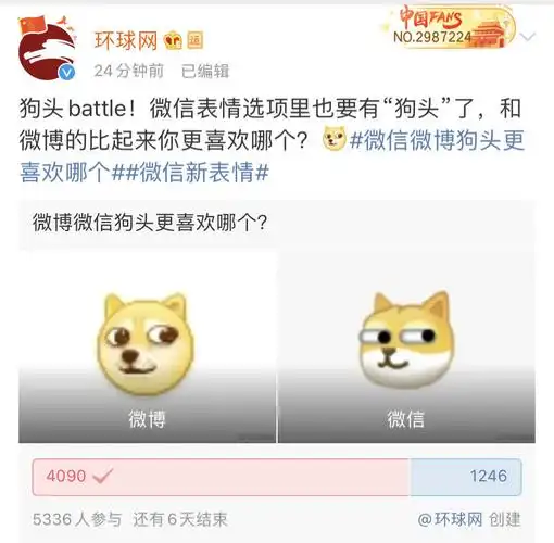 刚刚微信上线新表情上热搜第一网友终于有狗了