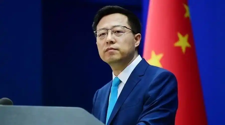 赵立坚资料图.图源:外交部