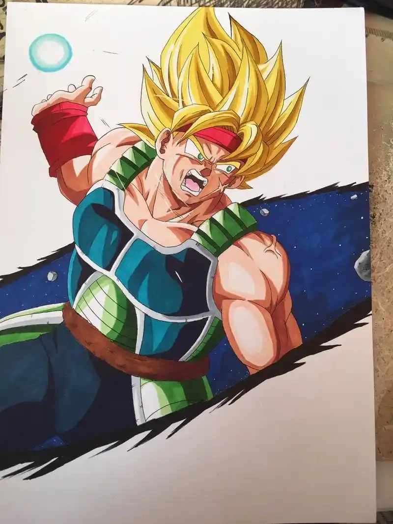 超级赛亚人巴达克#七龙珠 #手绘 #巴达克 - 抖音
