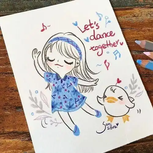 100种简笔画超萌表情手帐表情包图片可爱简笔画这组咖啡主题简笔画火